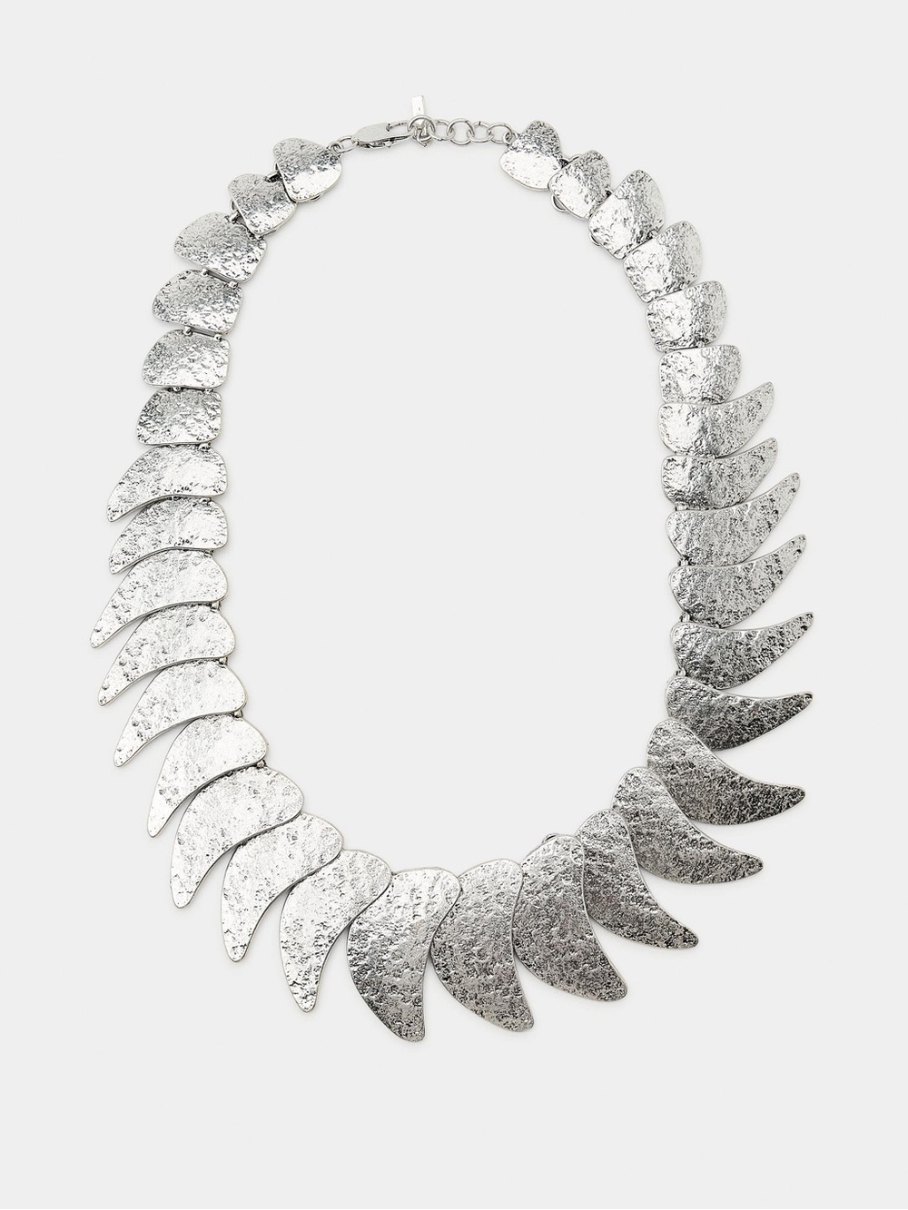 NWT Zara Woman Accessories TEARDROP METAL PLATE NECKLACE